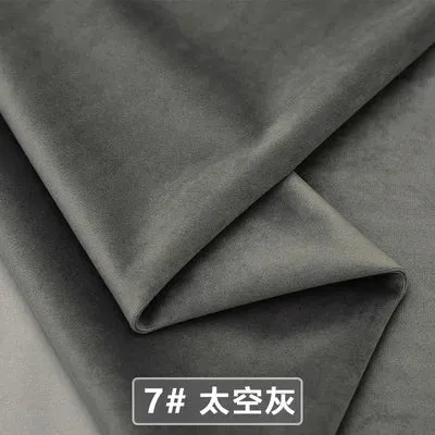 Velvet Fabric Conference on Thick Black Background Cloth Decorated Tablecloth Curtain Fabric DIY Accessories Gold Red 50*146cm