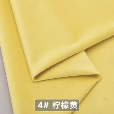 Velvet Fabric Conference on Thick Black Background Cloth Decorated Tablecloth Curtain Fabric DIY Accessories Gold Red 50*146cm