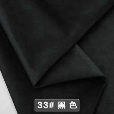 Velvet Fabric Conference on Thick Black Background Cloth Decorated Tablecloth Curtain Fabric DIY Accessories Gold Red 50*146cm