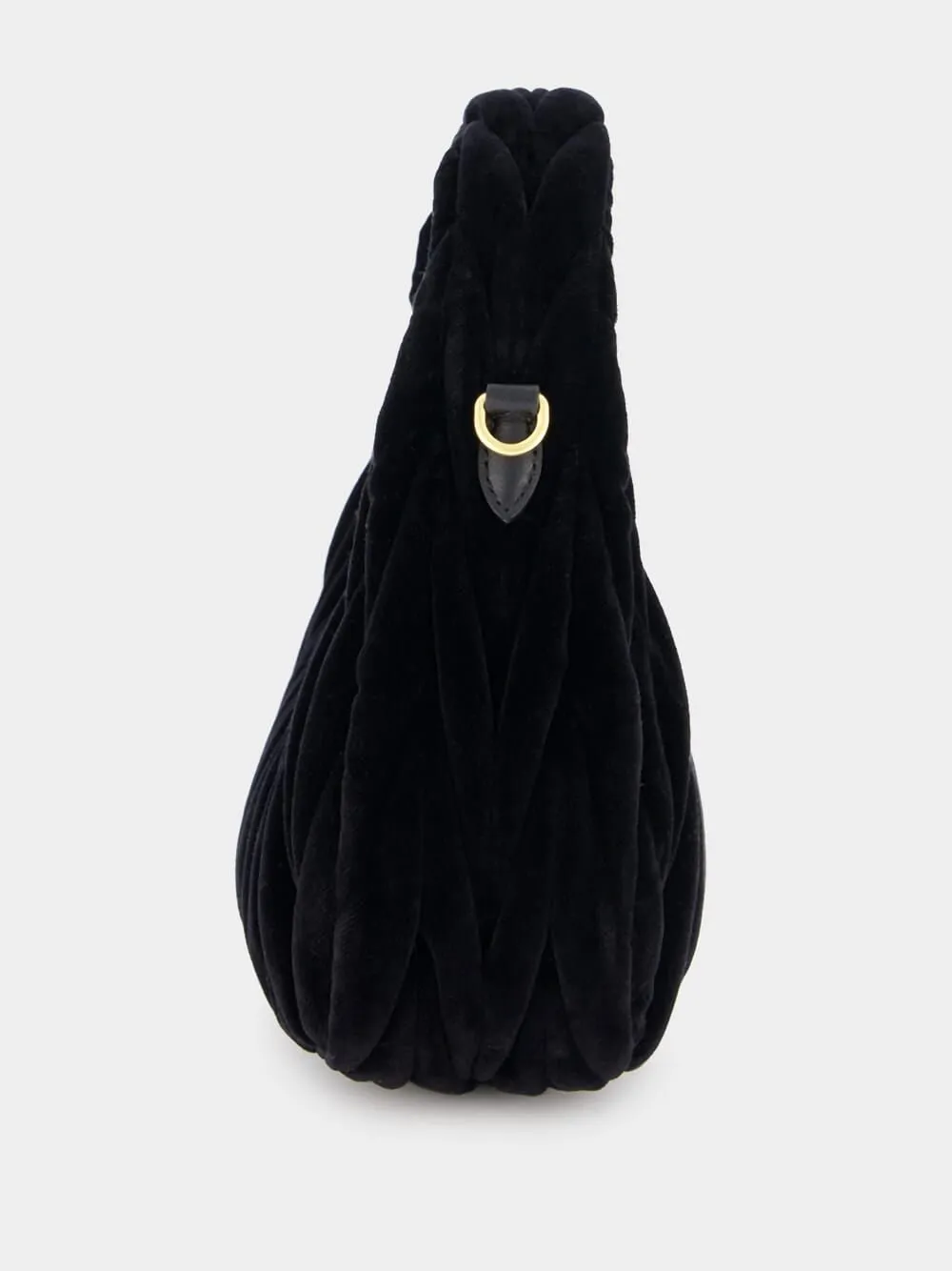 Velvet Matelassé Hobo Bag