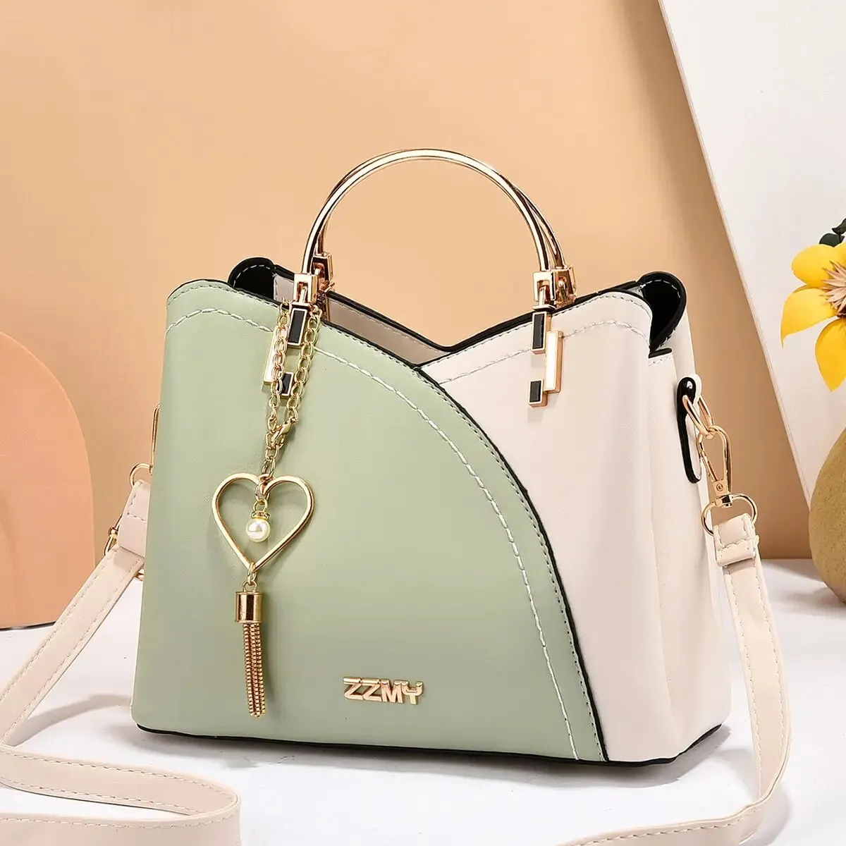 Vento Marea Women Crossbody 2023 Famous Brand Trendy Handbag Fashion Design Zipper Purse Totes Soft PU Leather Shoulder Bag Side