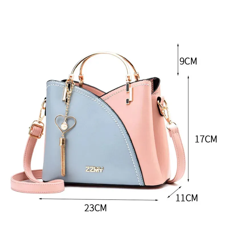 Vento Marea Women Crossbody 2023 Famous Brand Trendy Handbag Fashion Design Zipper Purse Totes Soft PU Leather Shoulder Bag Side