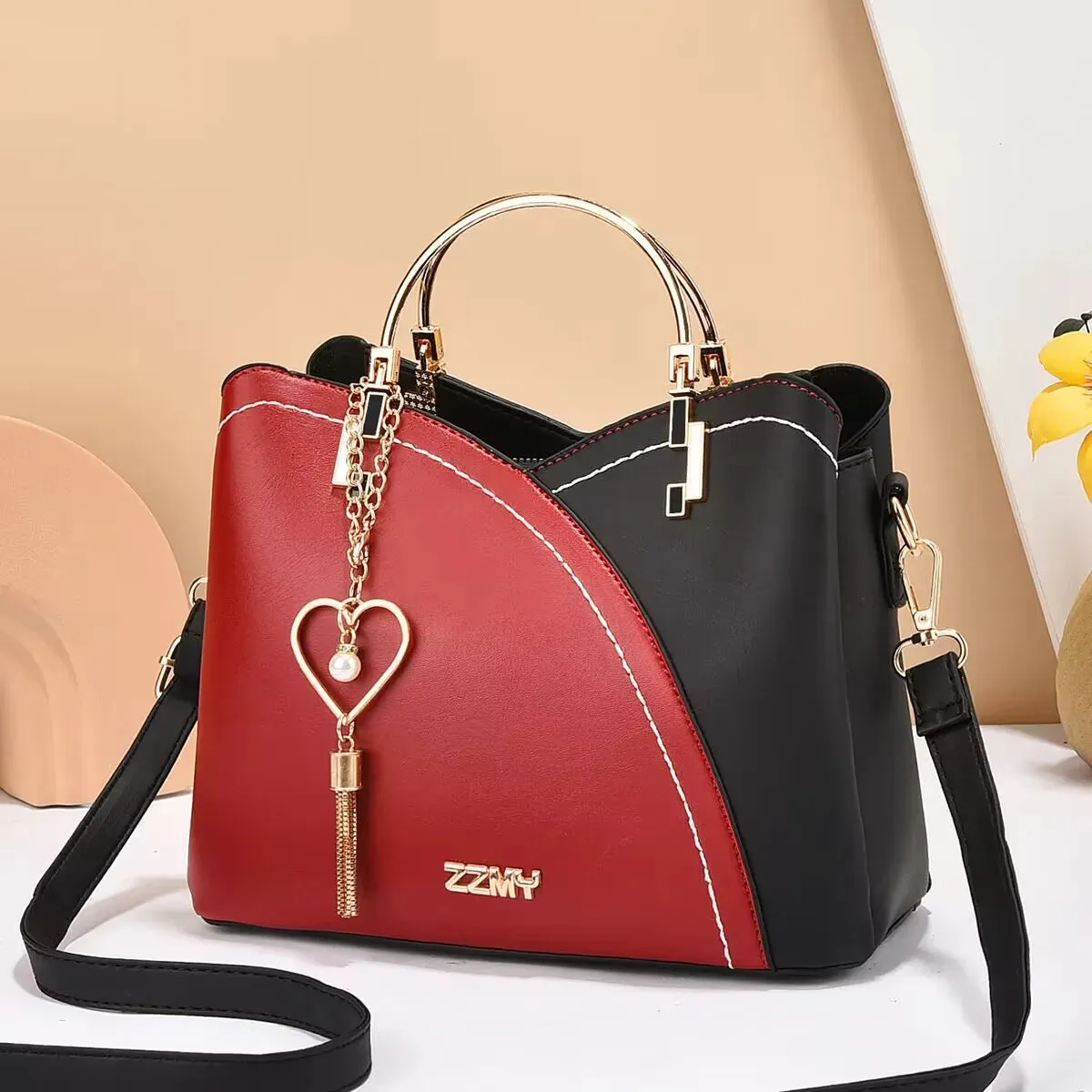 Vento Marea Women Crossbody 2023 Famous Brand Trendy Handbag Fashion Design Zipper Purse Totes Soft PU Leather Shoulder Bag Side