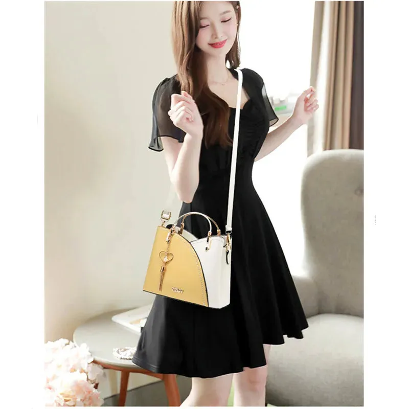 Vento Marea Women Crossbody 2023 Famous Brand Trendy Handbag Fashion Design Zipper Purse Totes Soft PU Leather Shoulder Bag Side
