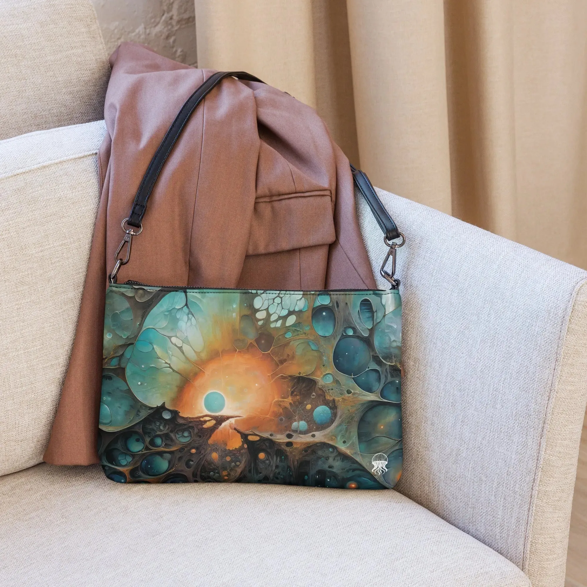 Versatile Crossbody Bag Chthonic Echoes