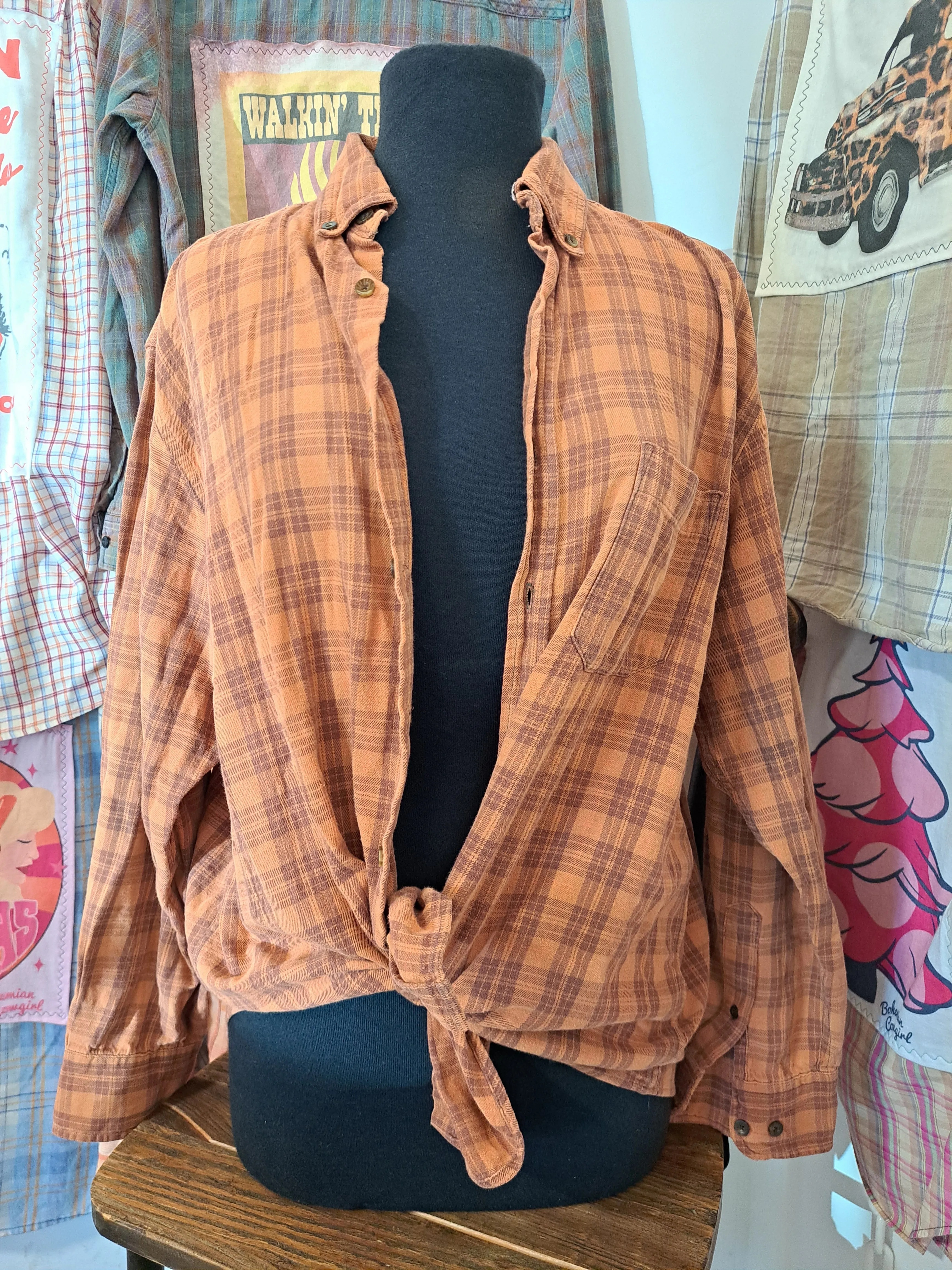 Vintage Patch Flannel - Queen of Hearts - WS