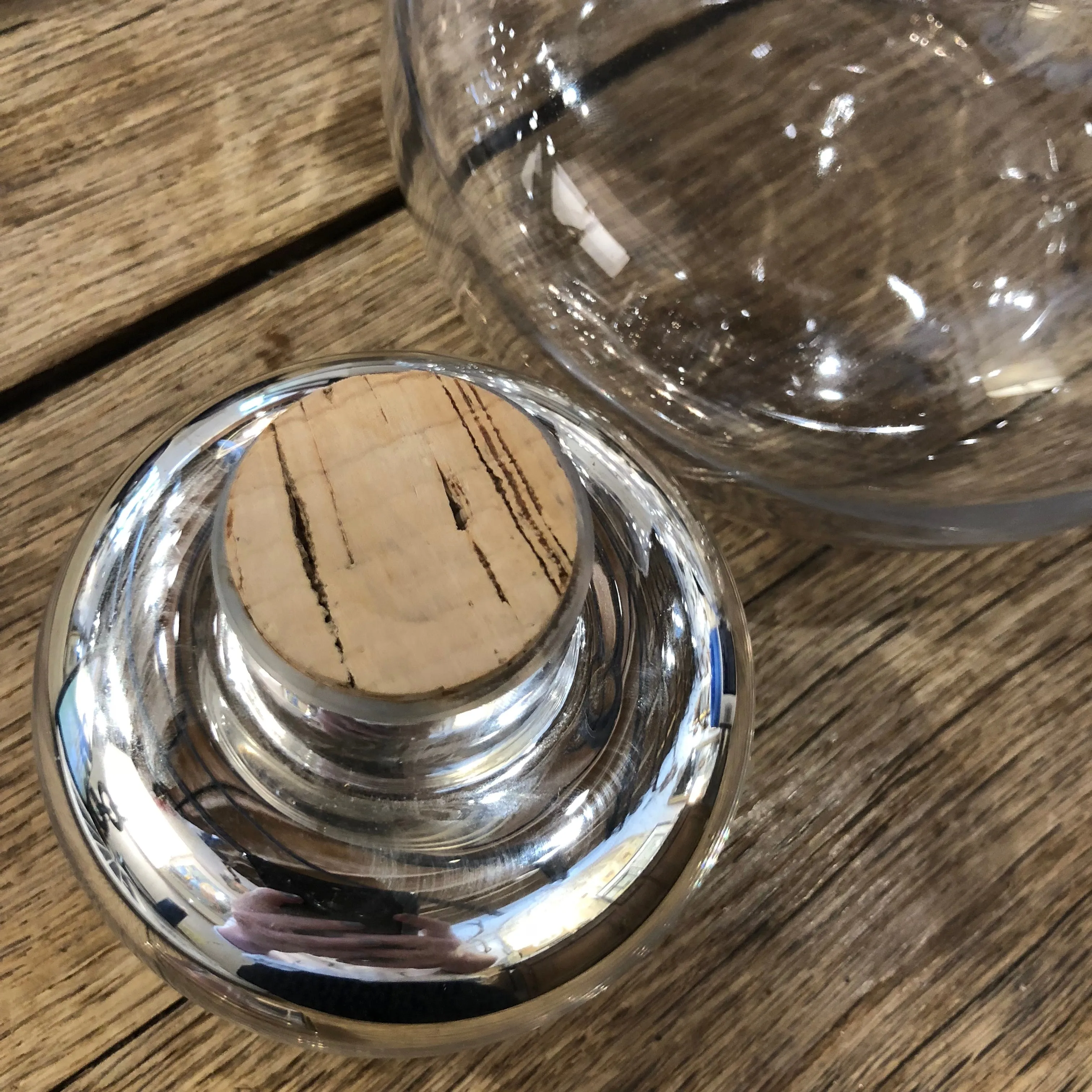 Vintage Signed Swedish Art Glass Decanter by Monica Backström for Kosta Boda