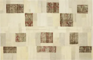 Vintage Turkish Patchwork Kilim - 5'10" x 9'2"