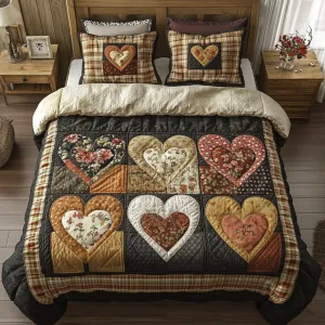 Vintage Vibes 3-Piece Quilted Bedding Set NCU0NVH150