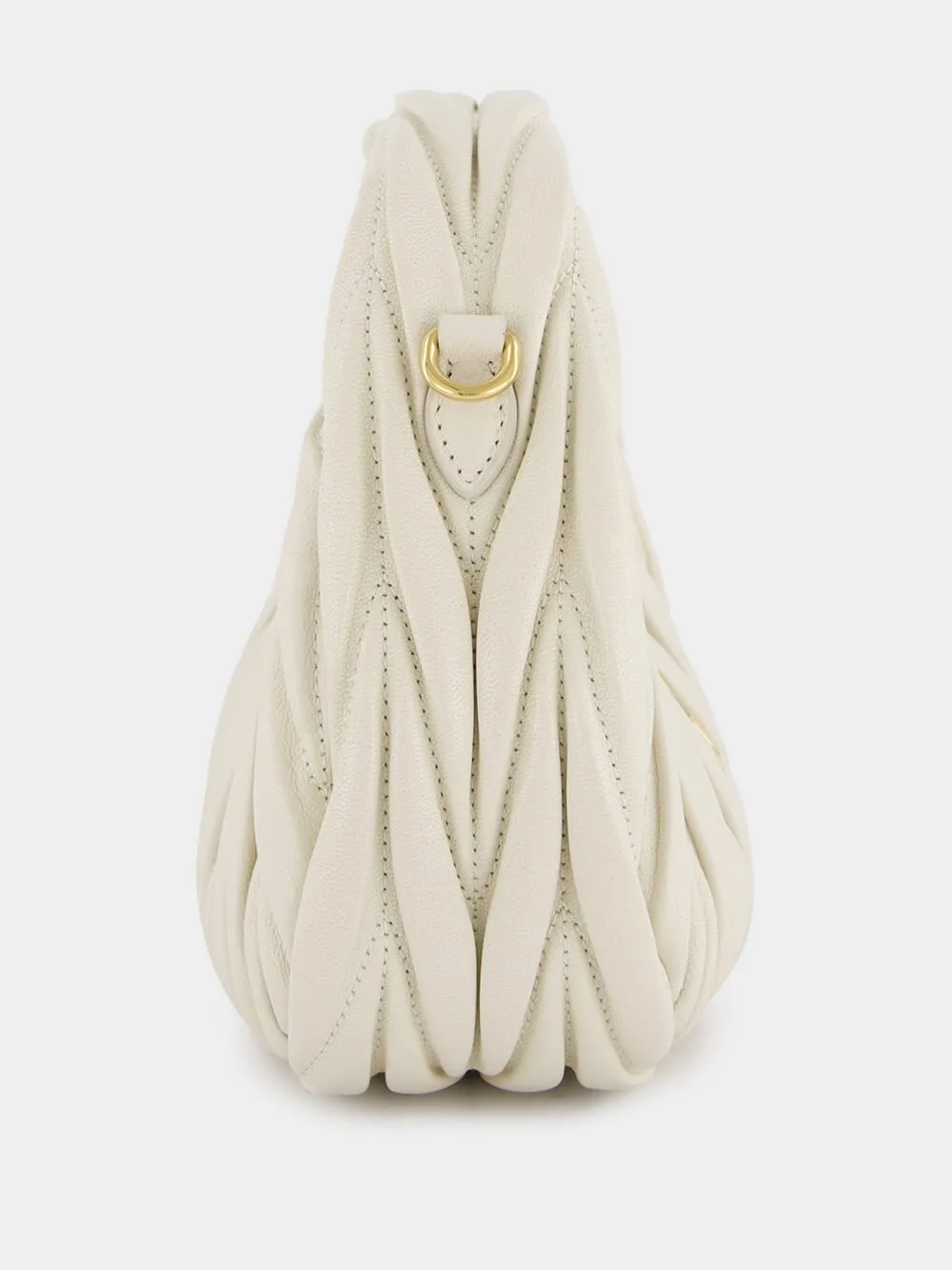 Wander Matelassé Nappa Leather Hobo Mini Bag