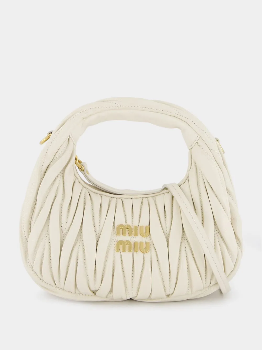 Wander Matelassé Nappa Leather Hobo Mini Bag