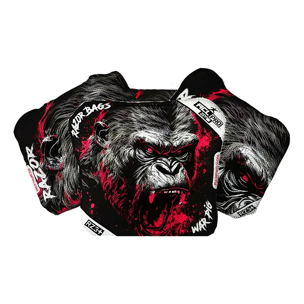 War Pig | Gorilla Black Series | ACL PRO Razor Cornhole Bags