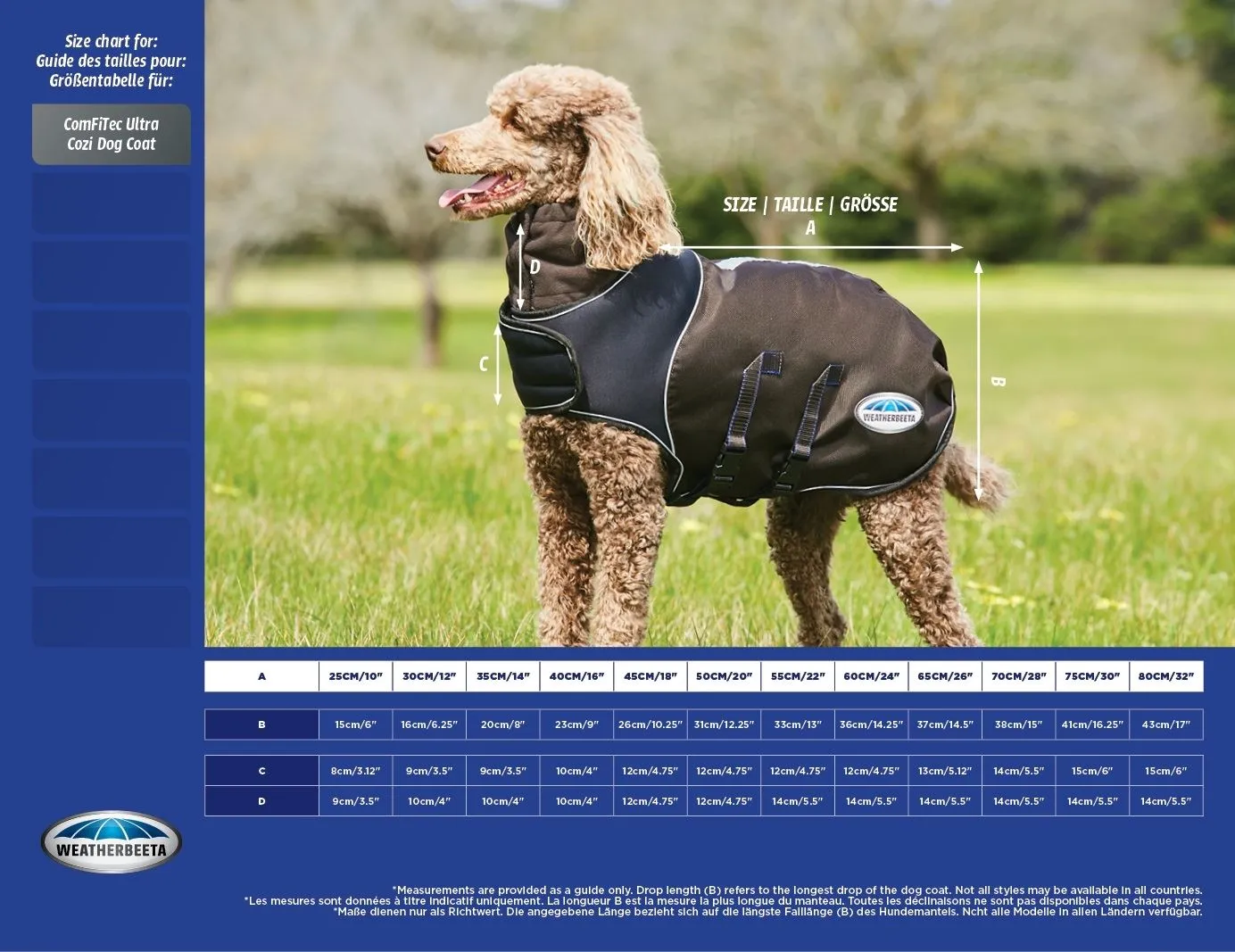 Weatherbeeta Comfitec Ultra Cozi Dog Coat Medium/Lite