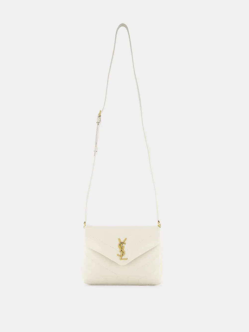 White Loulou Toy Crossbody Bag