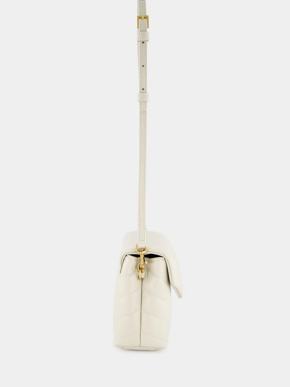 White Loulou Toy Crossbody Bag
