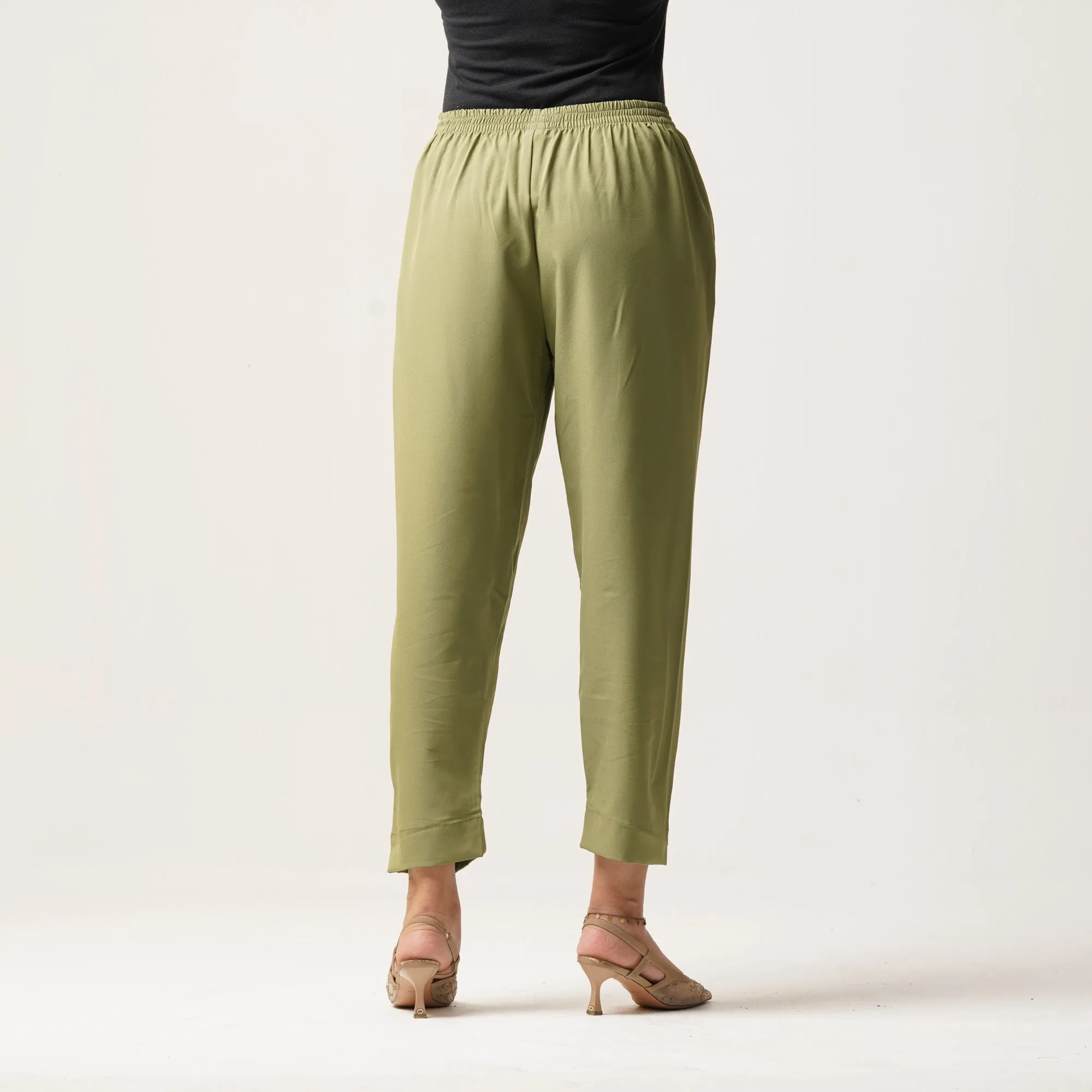 Womens Ethnic Bottom-Green