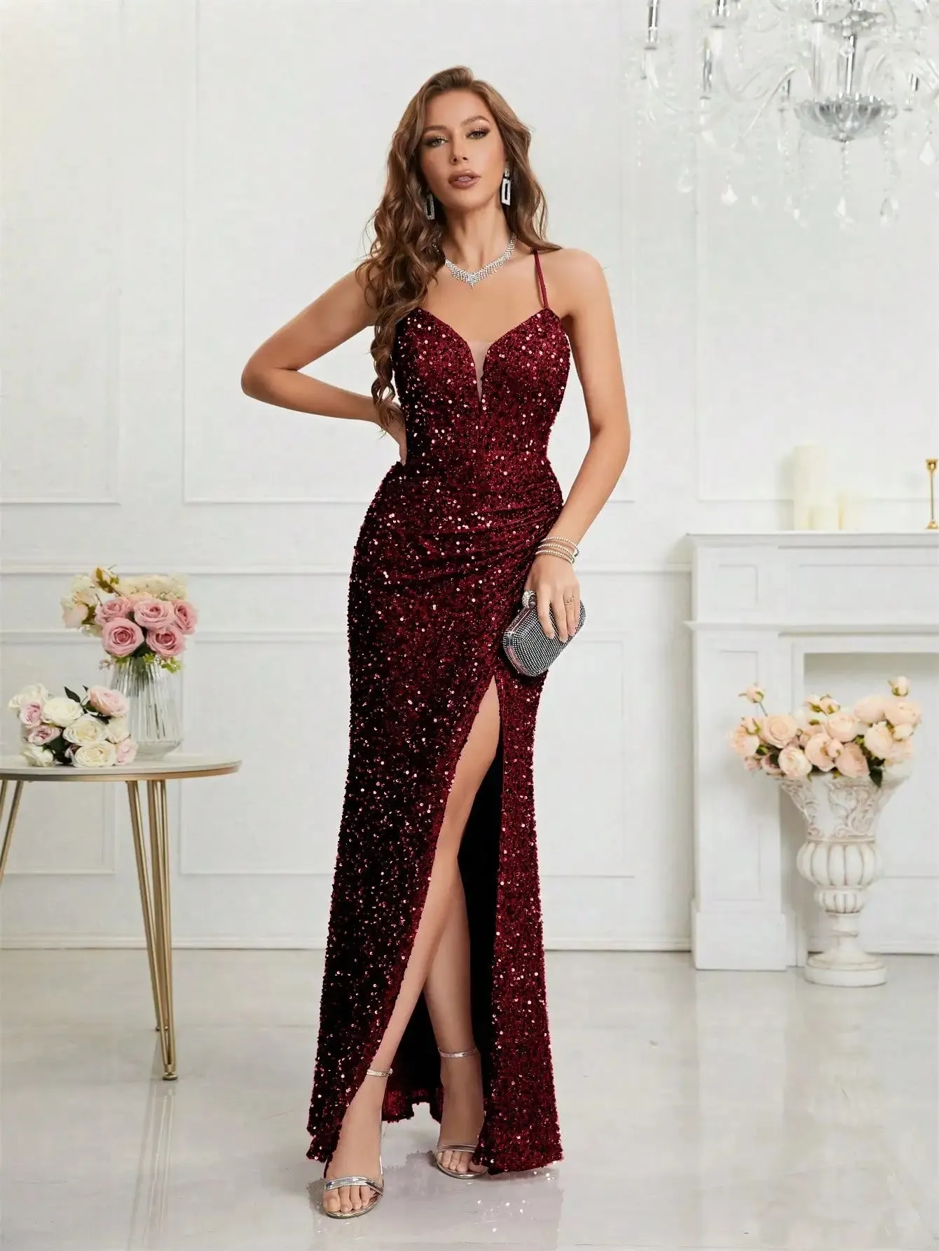 Women's Formal Dress – Elegant Multi-Style Design