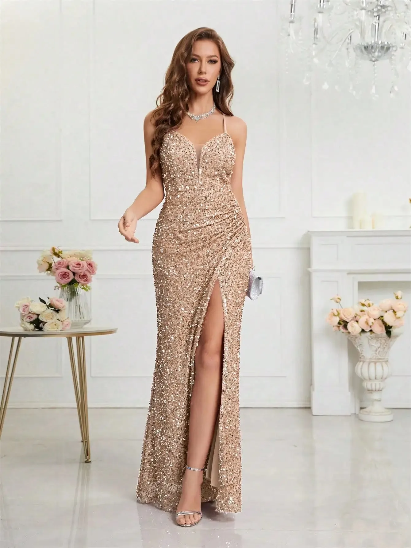 Women's Formal Dress – Elegant Multi-Style Design