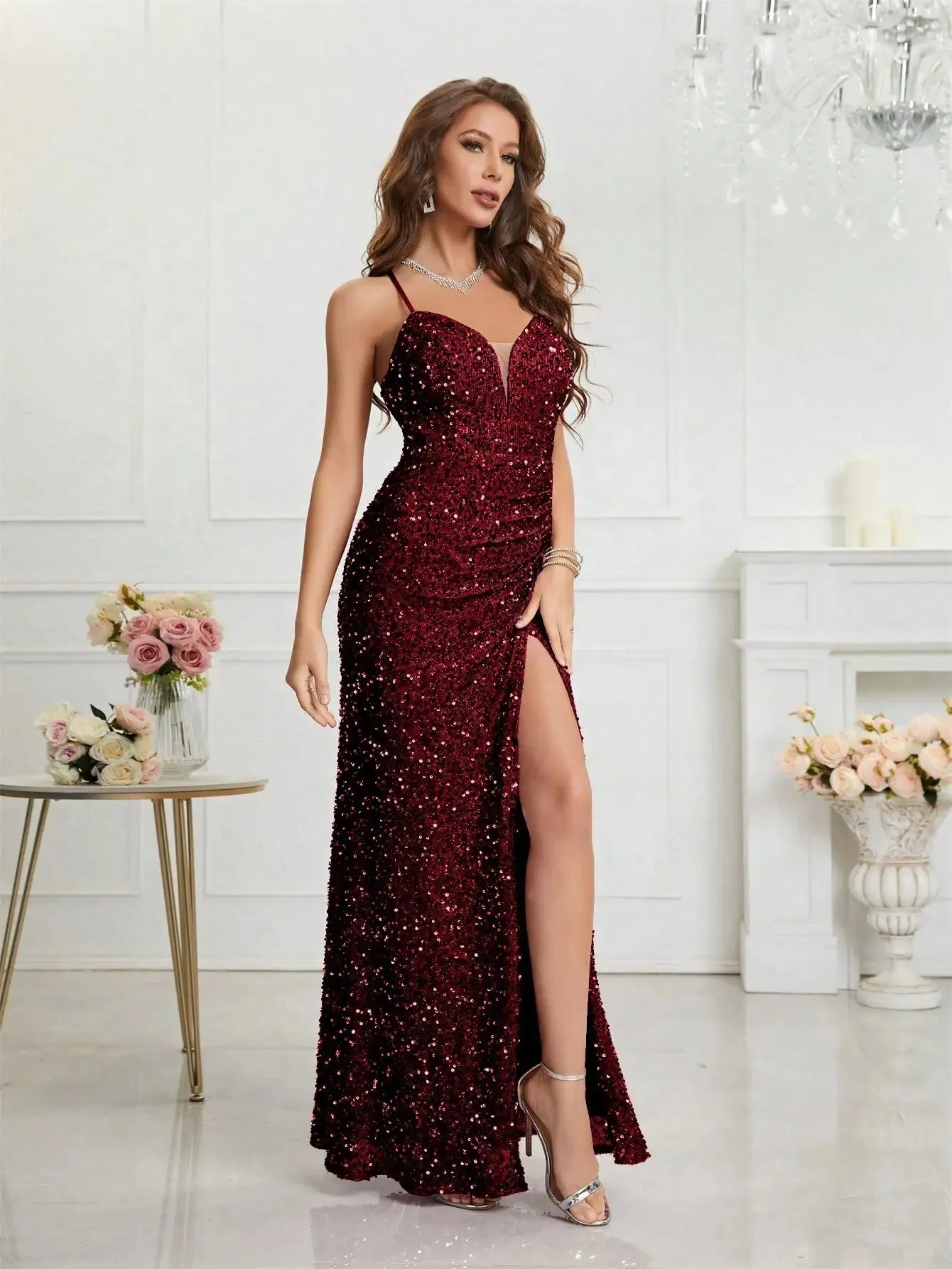 Women's Formal Dress – Elegant Multi-Style Design