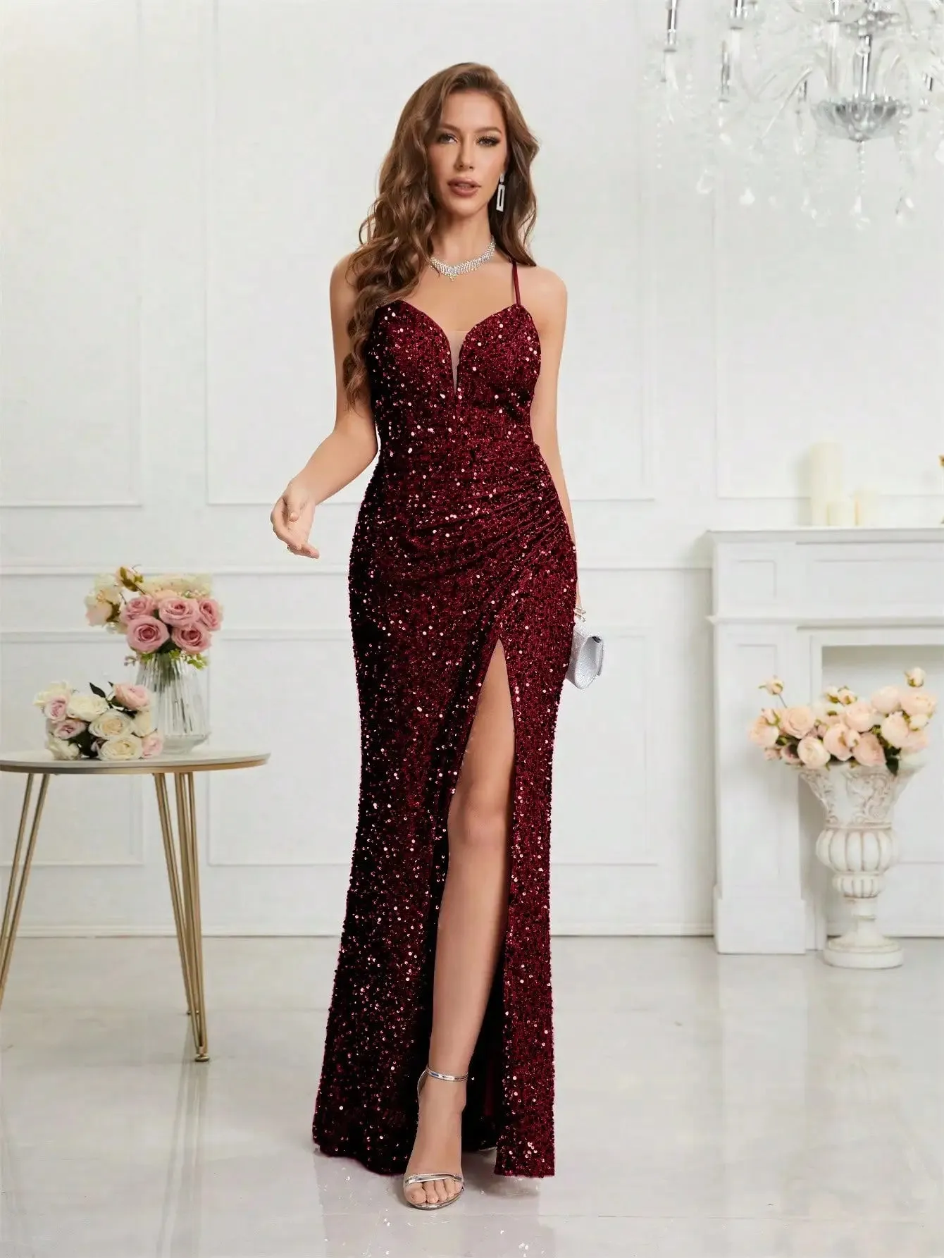 Women's Formal Dress – Elegant Multi-Style Design