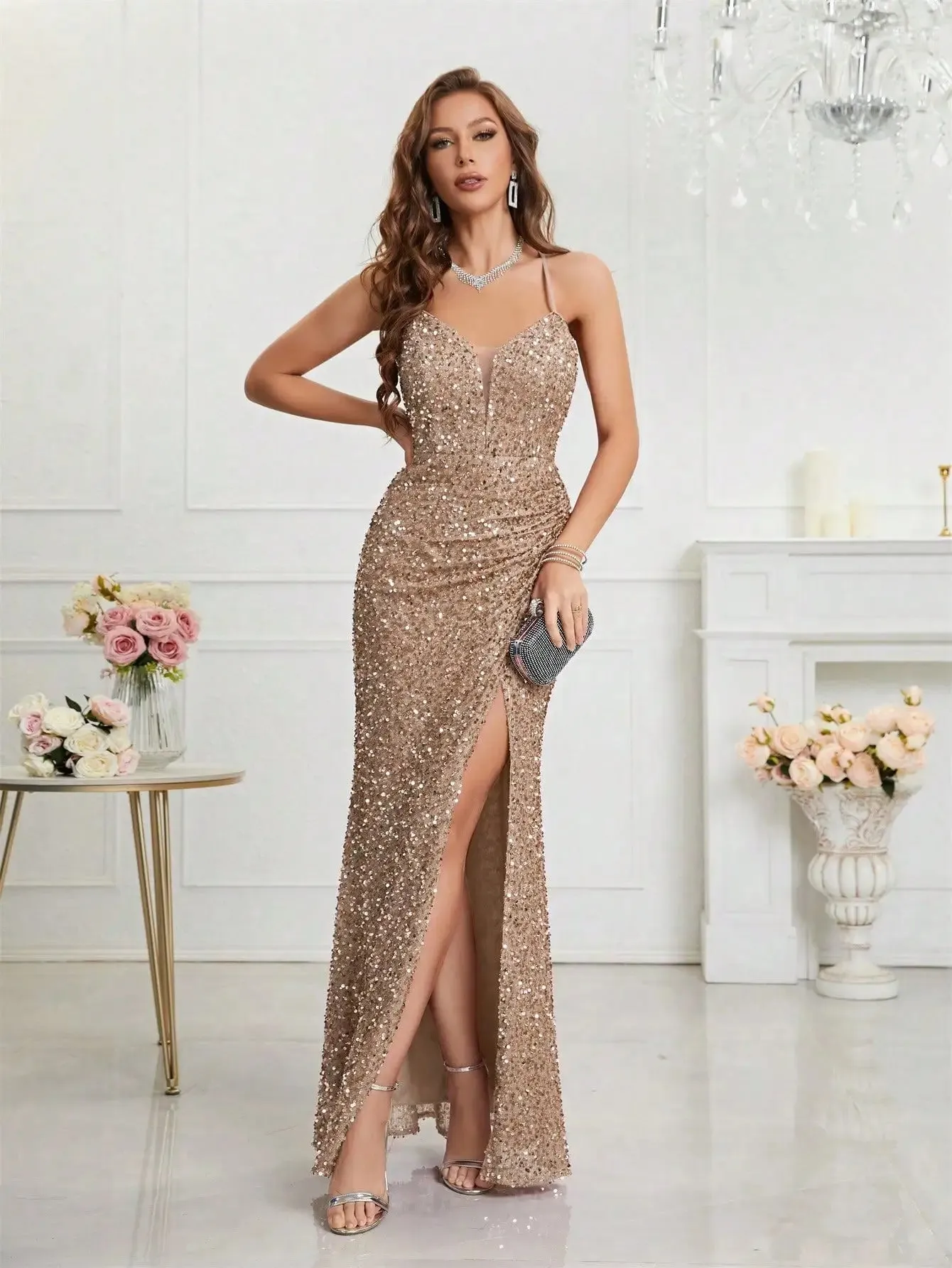 Women's Formal Dress – Elegant Multi-Style Design