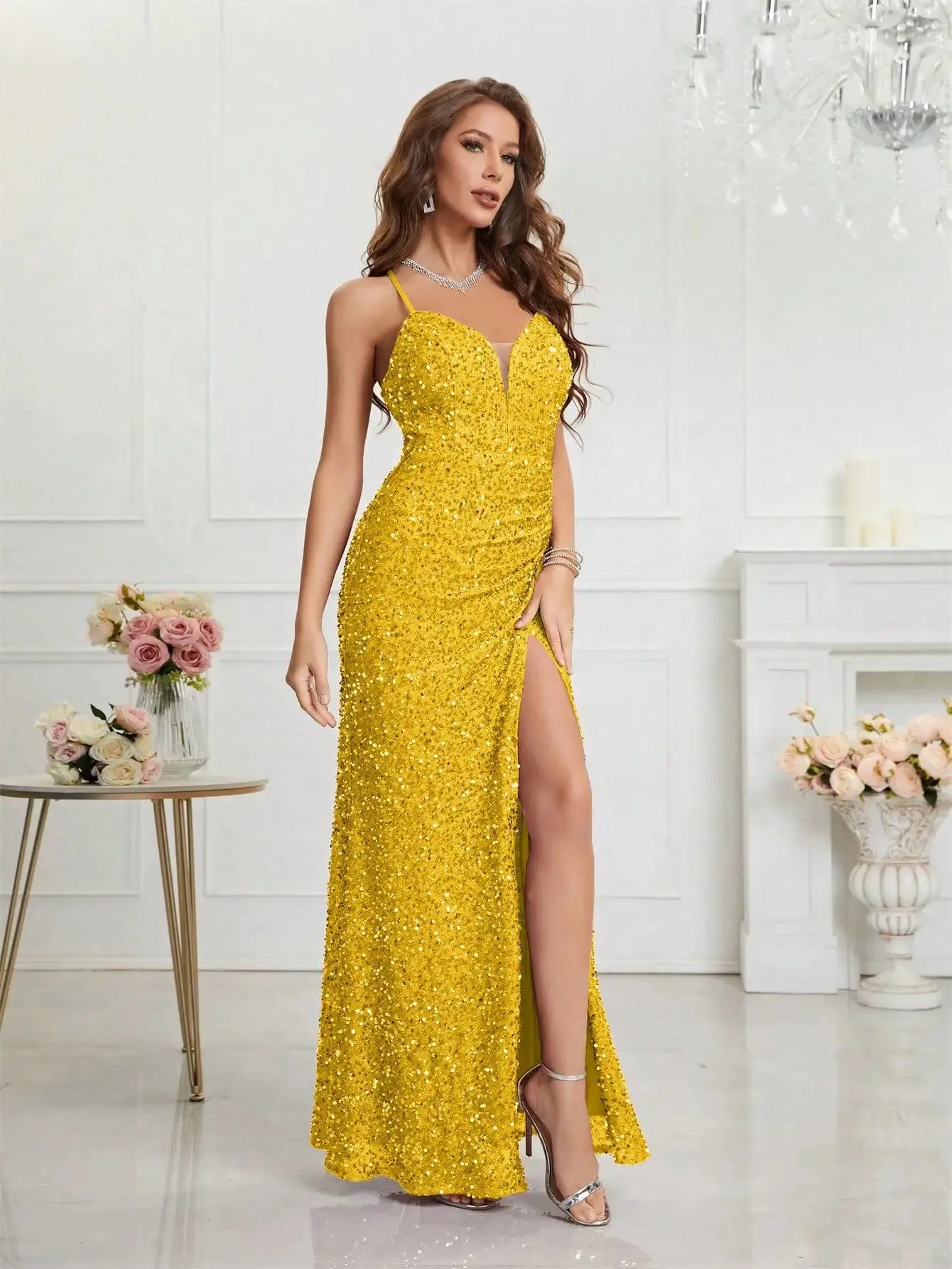 Women's Formal Dress – Elegant Multi-Style Design