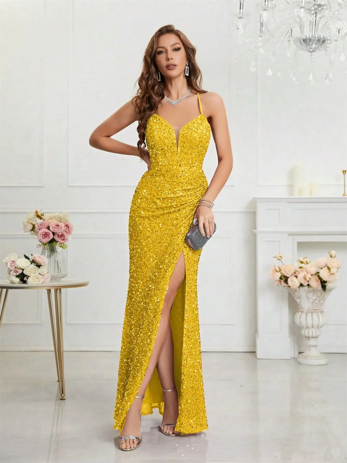 Women's Formal Dress – Elegant Multi-Style Design