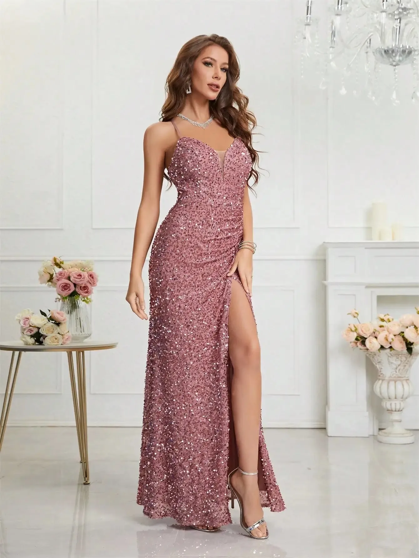 Women's Formal Dress – Elegant Multi-Style Design