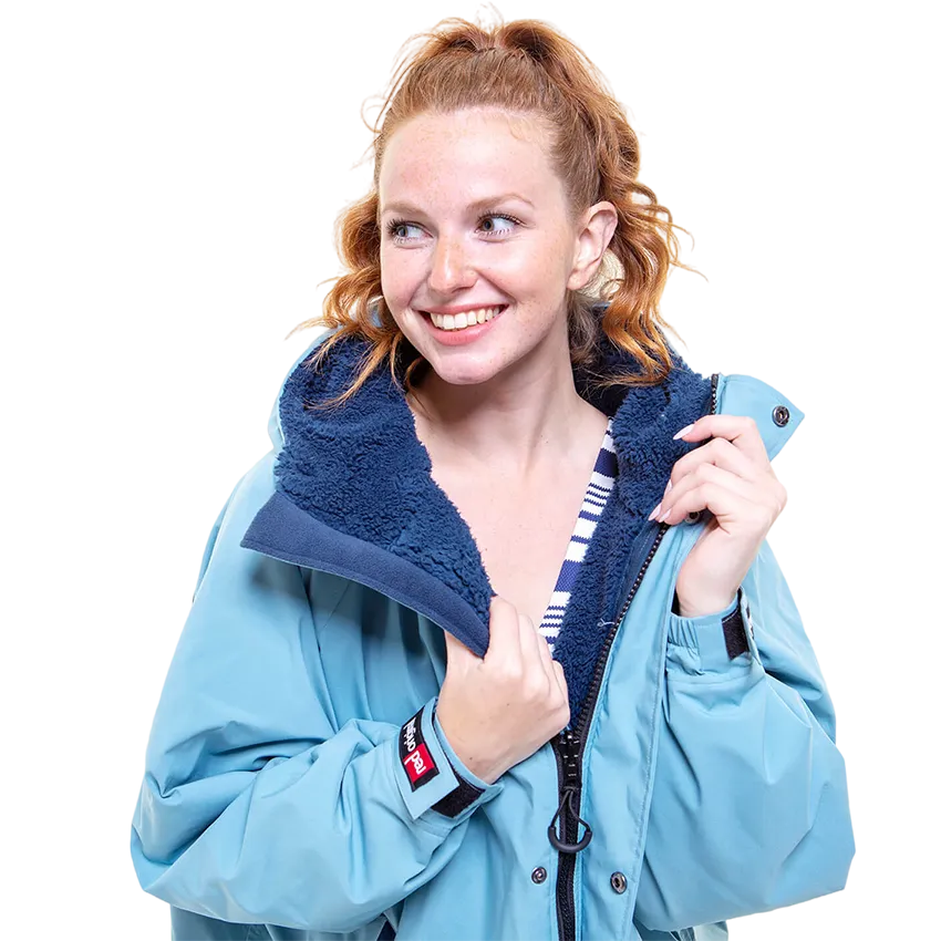 Women's Long Sleeve Pro Change Robe EVO - Sea Mist