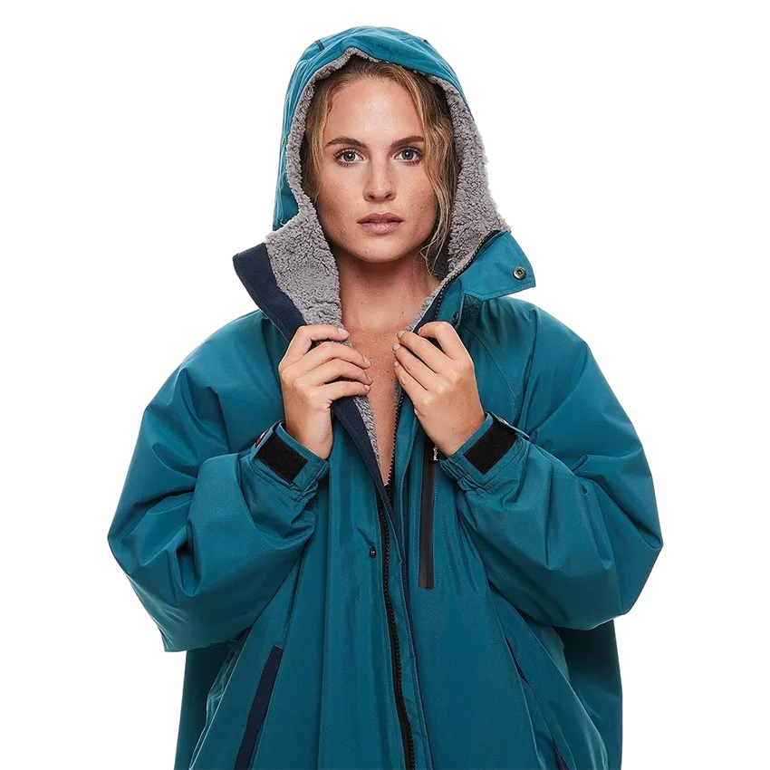 Women's Long Sleeve Pro Change Robe EVO - Teal