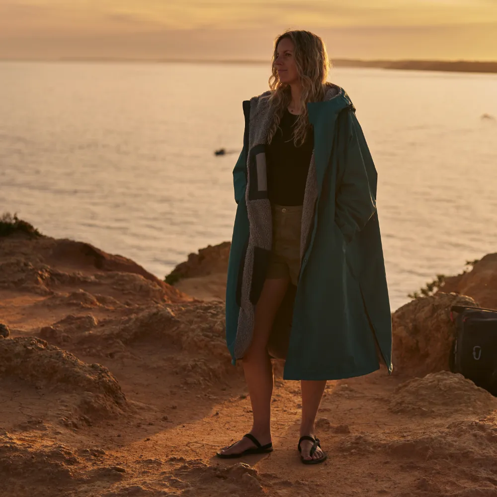 Women's Long Sleeve Pro Change Robe EVO - Teal