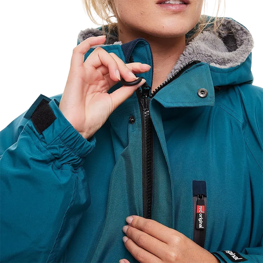 Women's Long Sleeve Pro Change Robe EVO - Teal