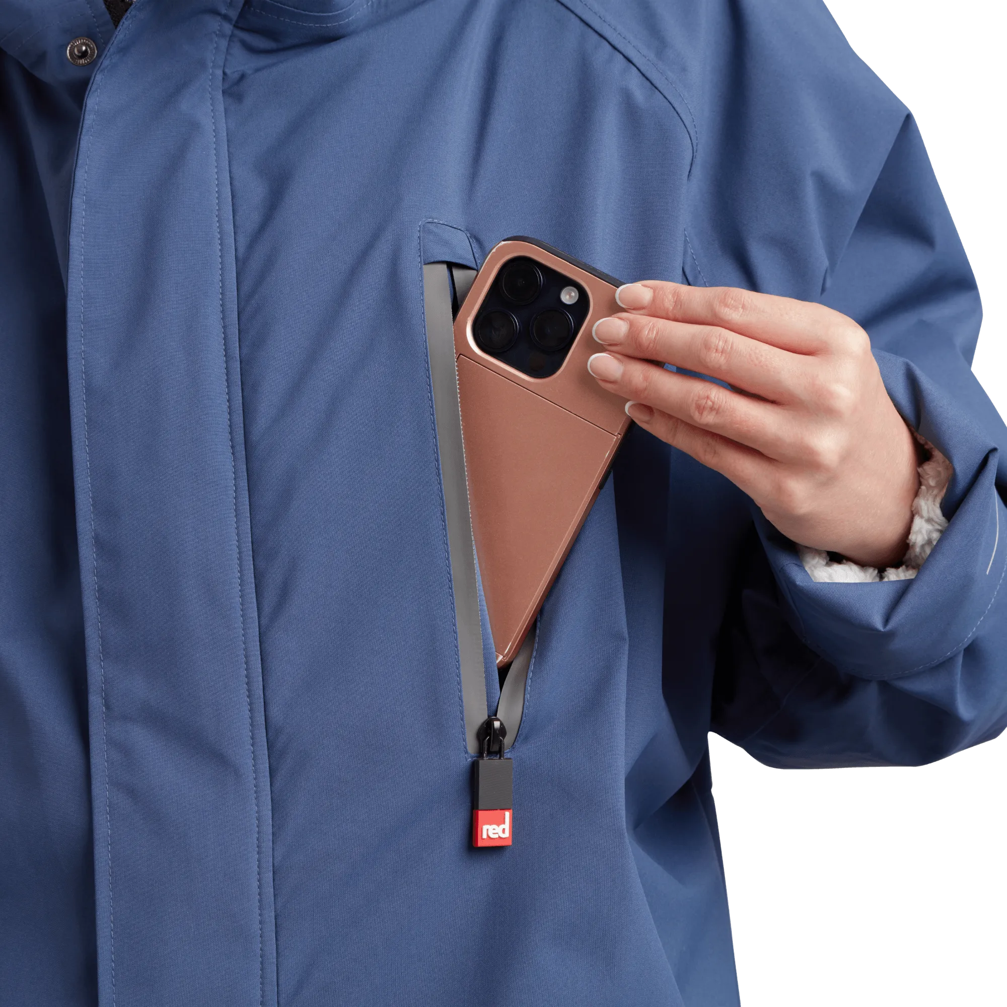 Women's Long Sleeve Waterproof Dry Changing Robe Alter Evo - Admiral Blue
