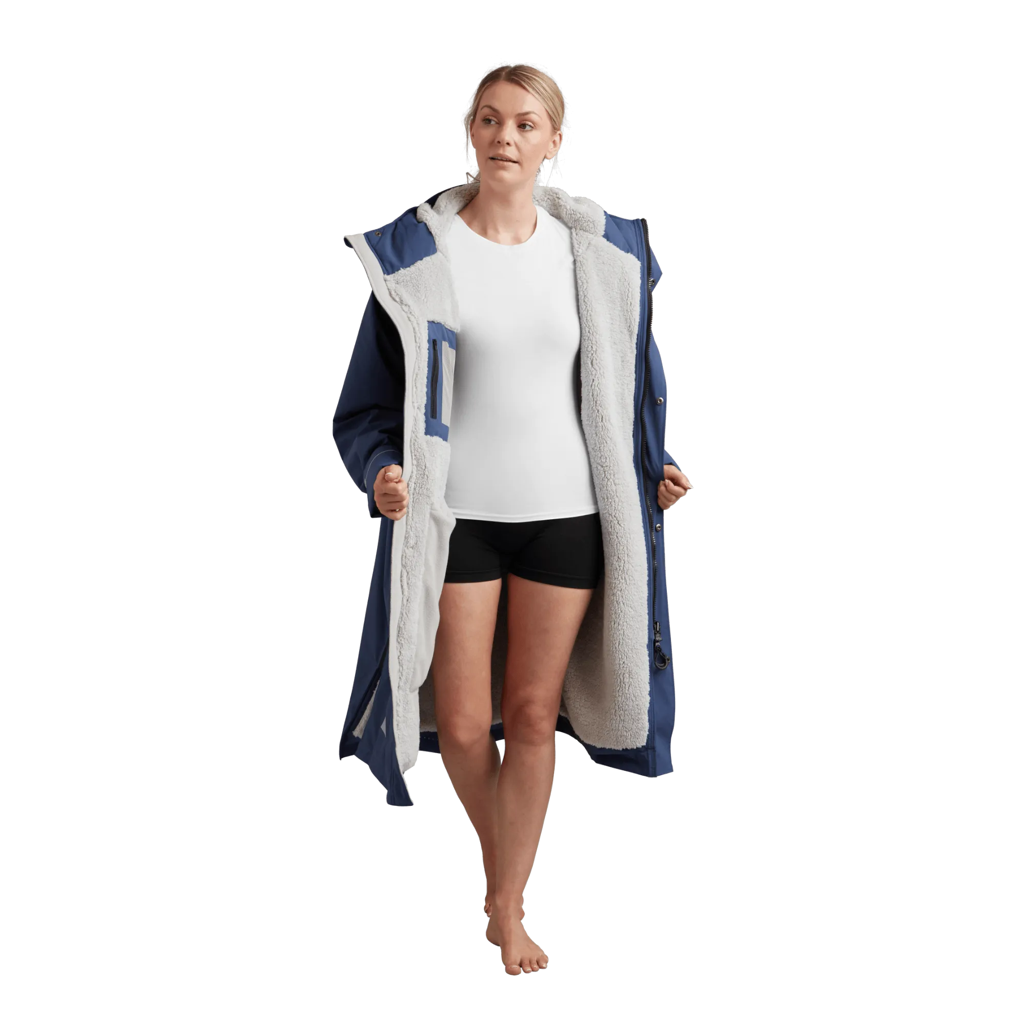 Women's Long Sleeve Waterproof Dry Changing Robe Alter Evo - Admiral Blue