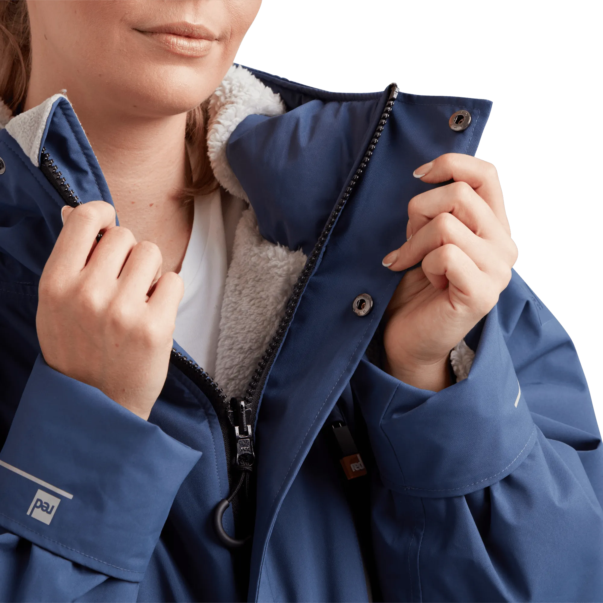 Women's Long Sleeve Waterproof Dry Changing Robe Alter Evo - Admiral Blue