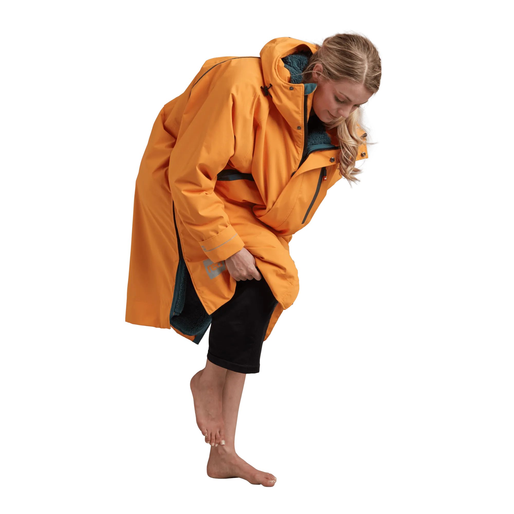 Women's Long Sleeve Waterproof Dry Changing Robe Alter Evo - Bitter Orange