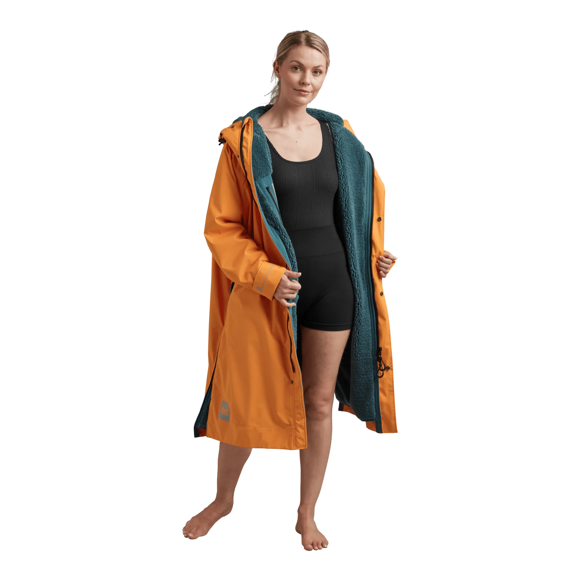 Women's Long Sleeve Waterproof Dry Changing Robe Alter Evo - Bitter Orange