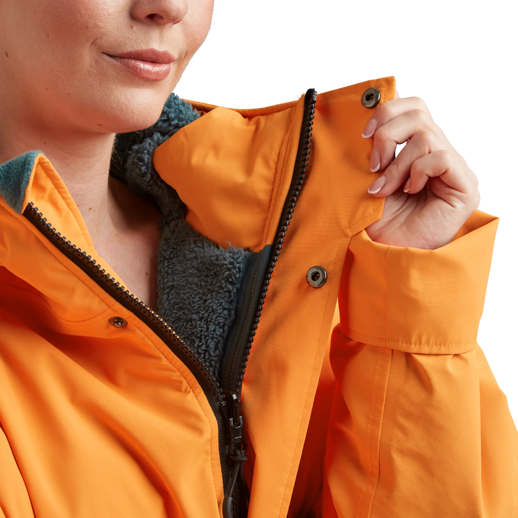Women's Long Sleeve Waterproof Dry Changing Robe Alter Evo - Bitter Orange