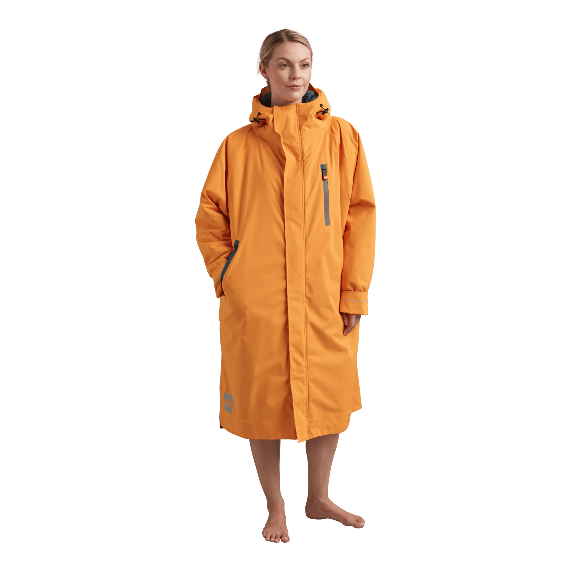 Women's Long Sleeve Waterproof Dry Changing Robe Alter Evo - Bitter Orange
