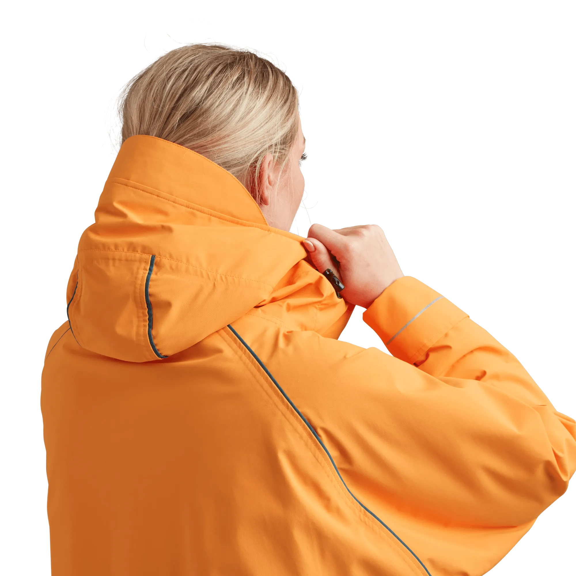 Women's Long Sleeve Waterproof Dry Changing Robe Alter Evo - Bitter Orange