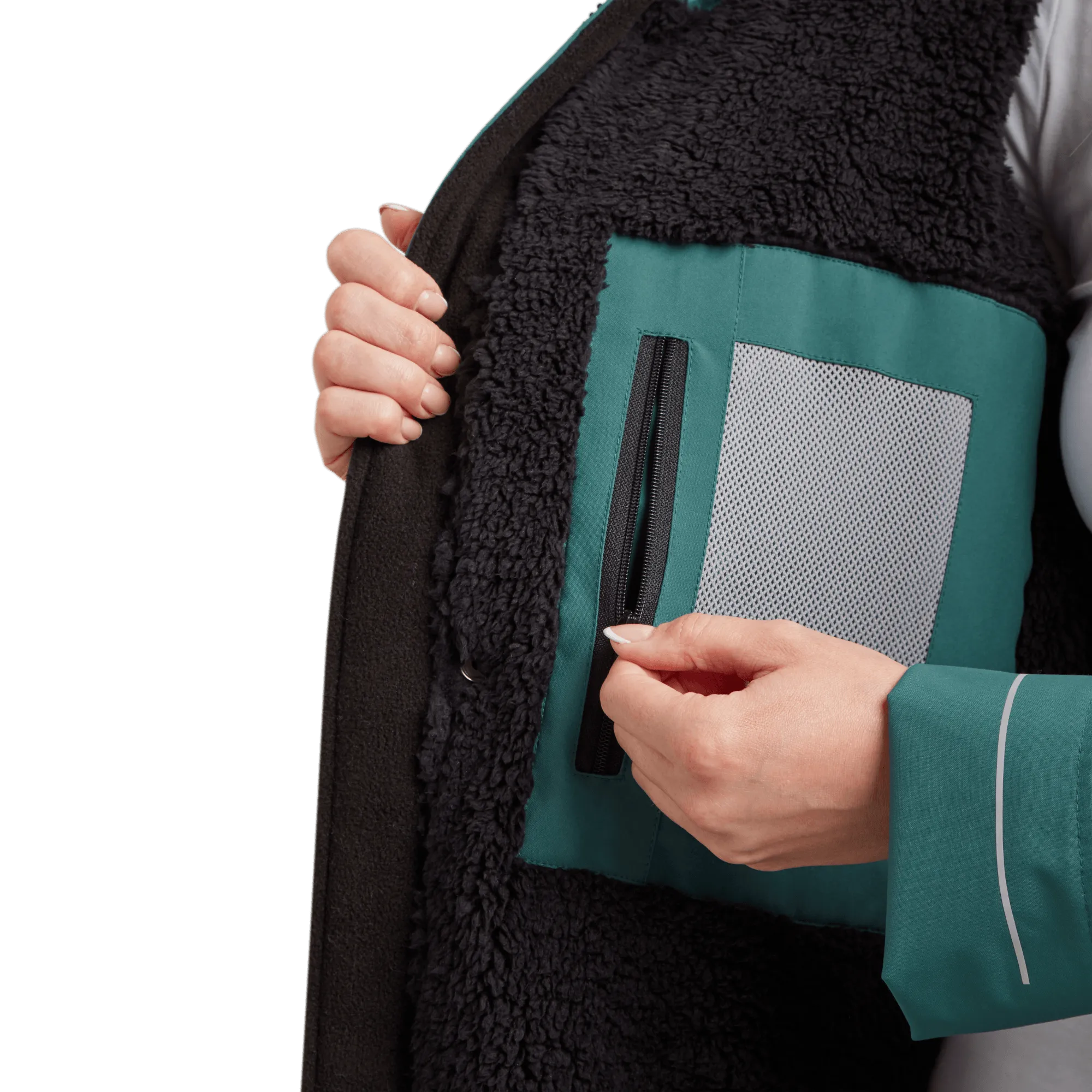 Women's Long Sleeve Waterproof Dry Changing Robe Alter Evo - Deep Teal