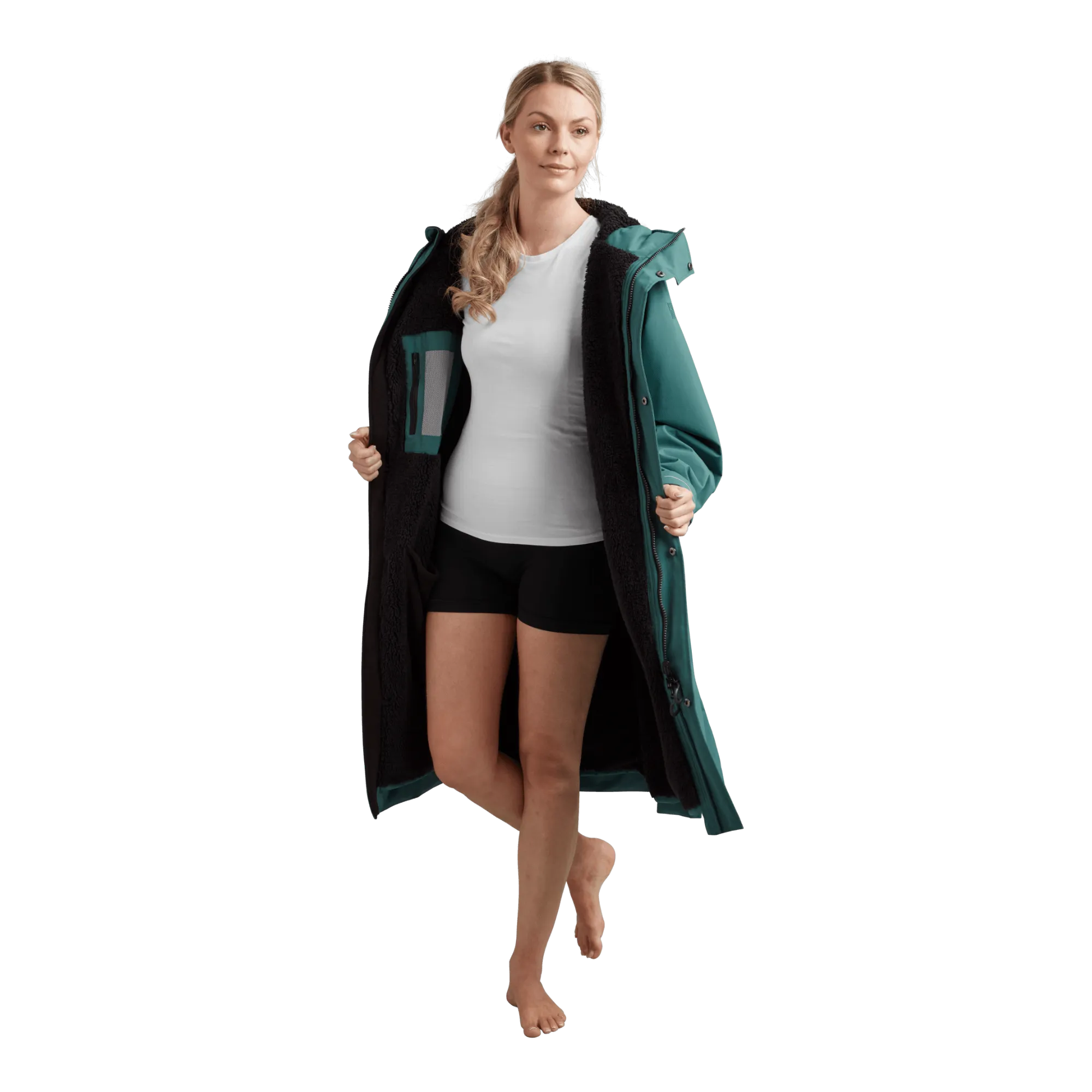 Women's Long Sleeve Waterproof Dry Changing Robe Alter Evo - Deep Teal