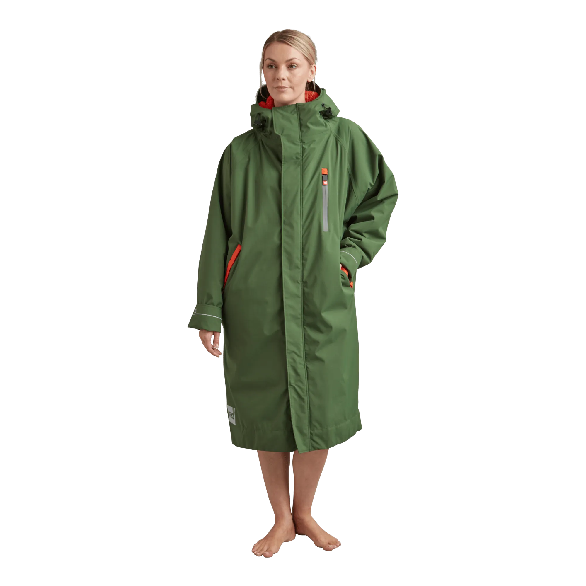 Women's Long Sleeve Waterproof Dry Changing Robe Alter Evo - Forest Green