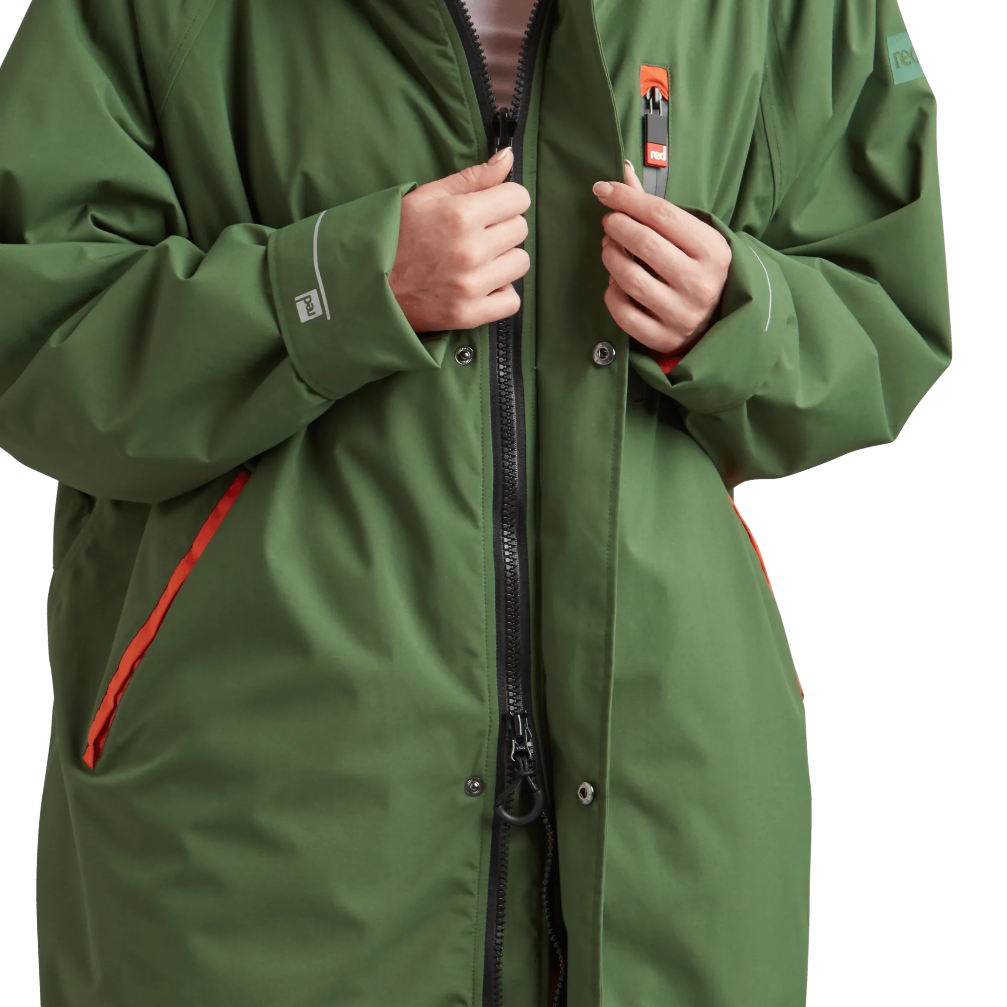 Women's Long Sleeve Waterproof Dry Changing Robe Alter Evo - Forest Green