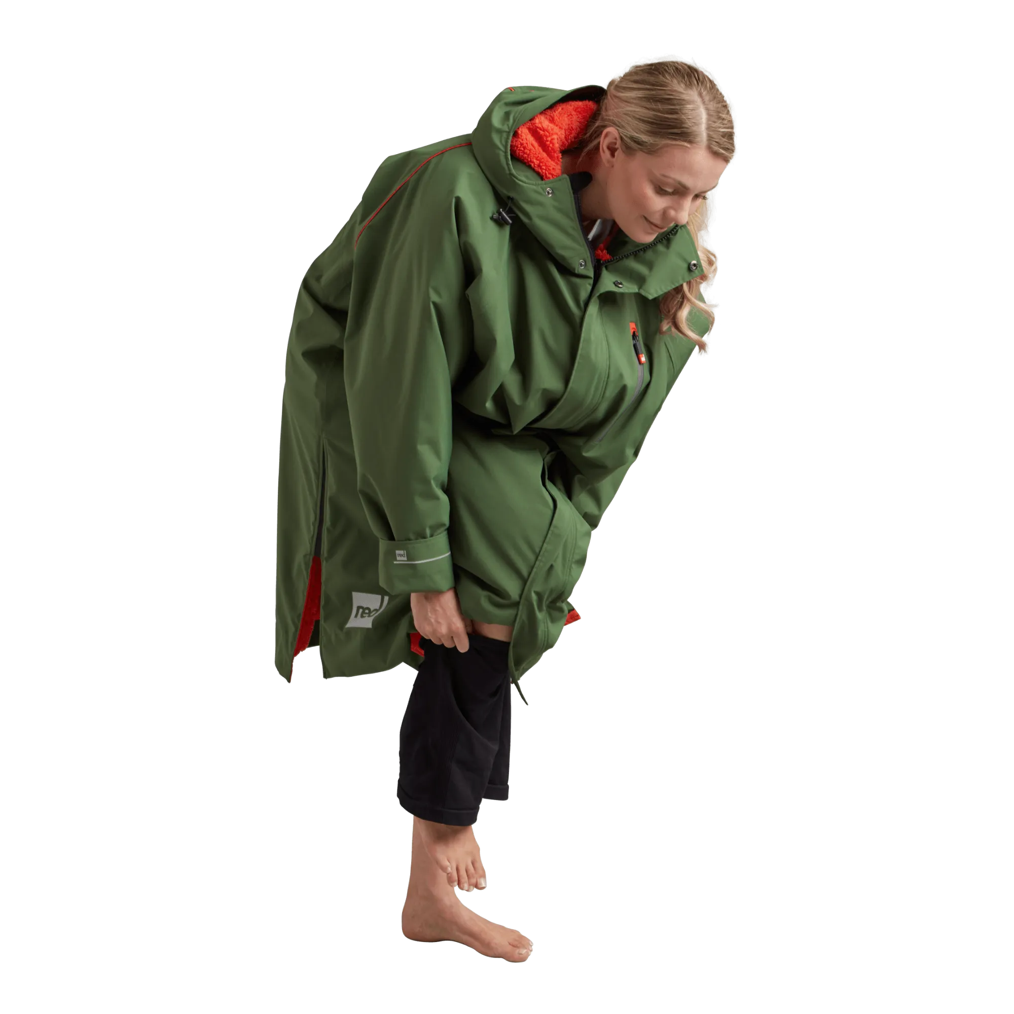 Women's Long Sleeve Waterproof Dry Changing Robe Alter Evo - Forest Green