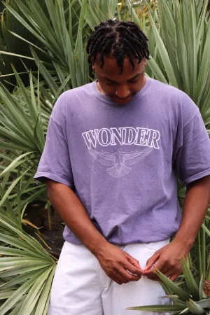 WONDER AGE BAND TEE IN PURPLE