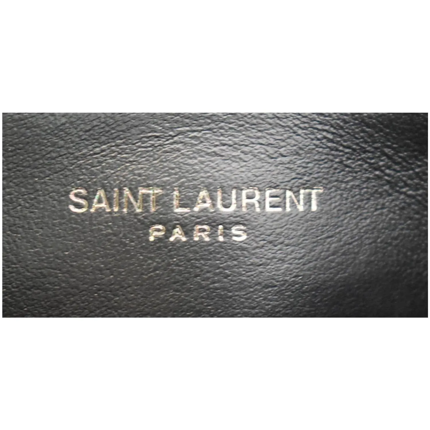 YVES SAINT LAURENT Loulou Toy Matelasse Leather Crossbody Bag Black