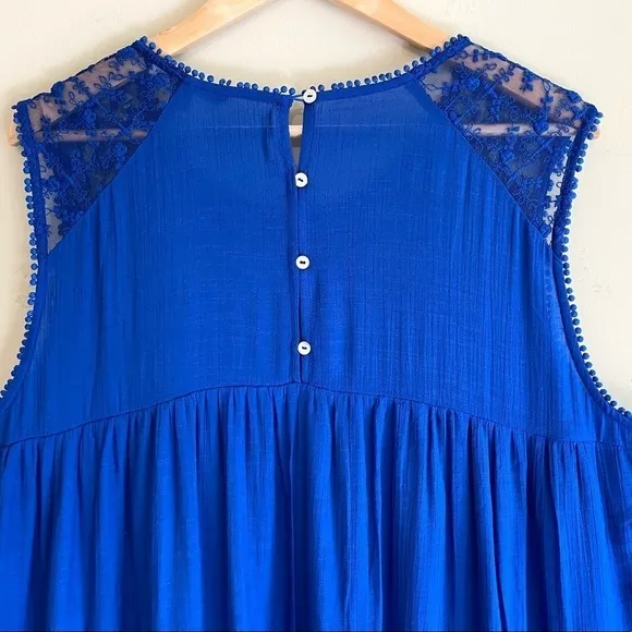 ZAC &amp; RACHEL Sleeveless Flowy Lace Mini Dress Size 2X NWT