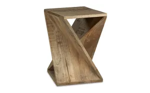 Zonker Brown Accent Table